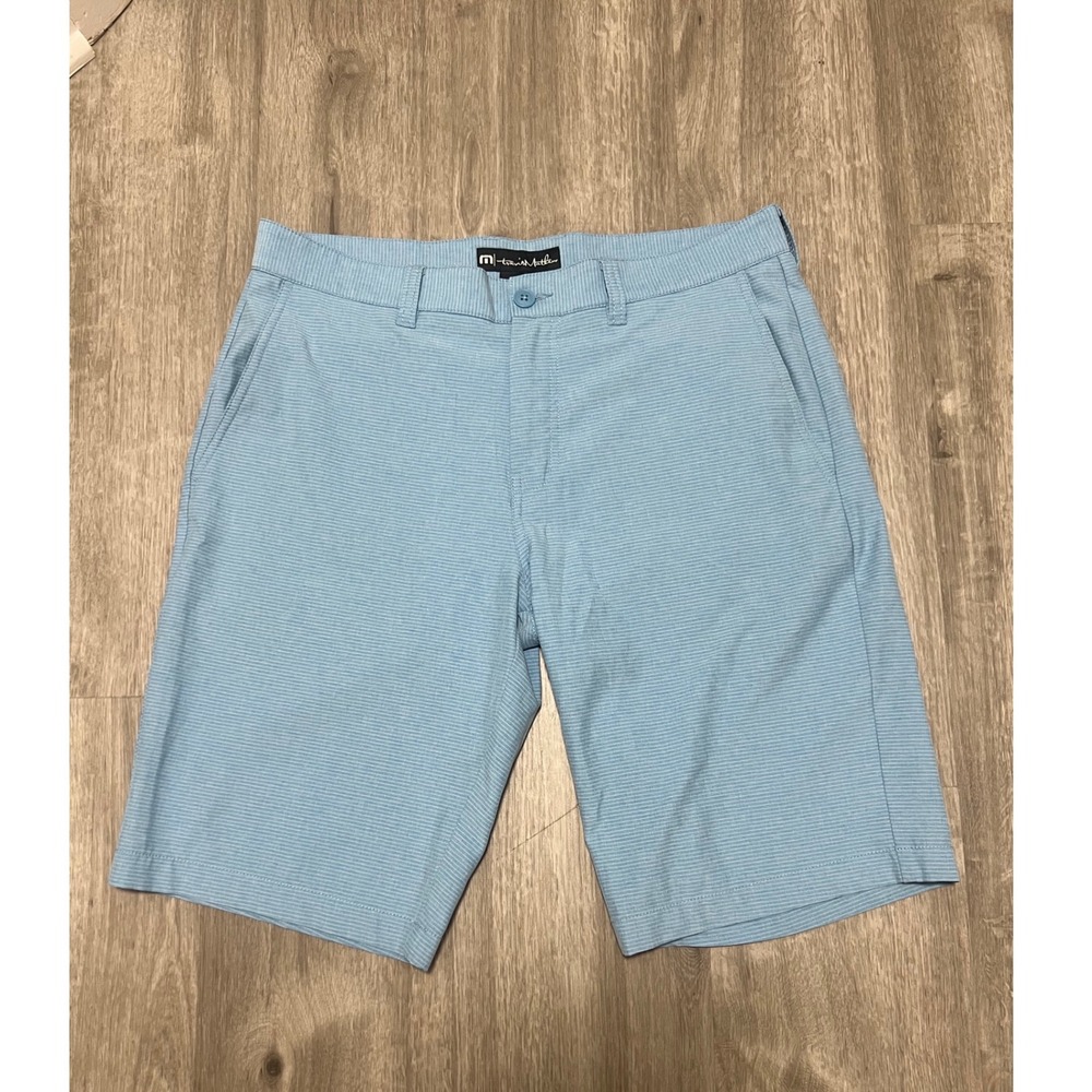 Travis Mathew Golf Shorts light blue, men's 34, like new